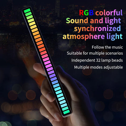 Led Sound Control Light Bar For Automobiles Family Party